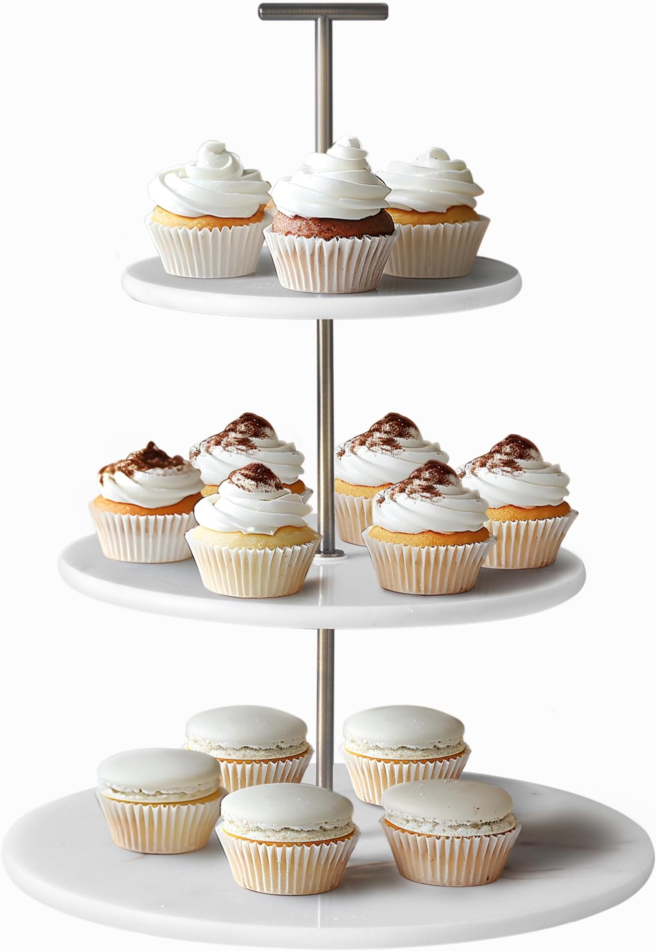 3-Tier Cupcake Display Stand – Elegant Dessert & Cake Serving Stand