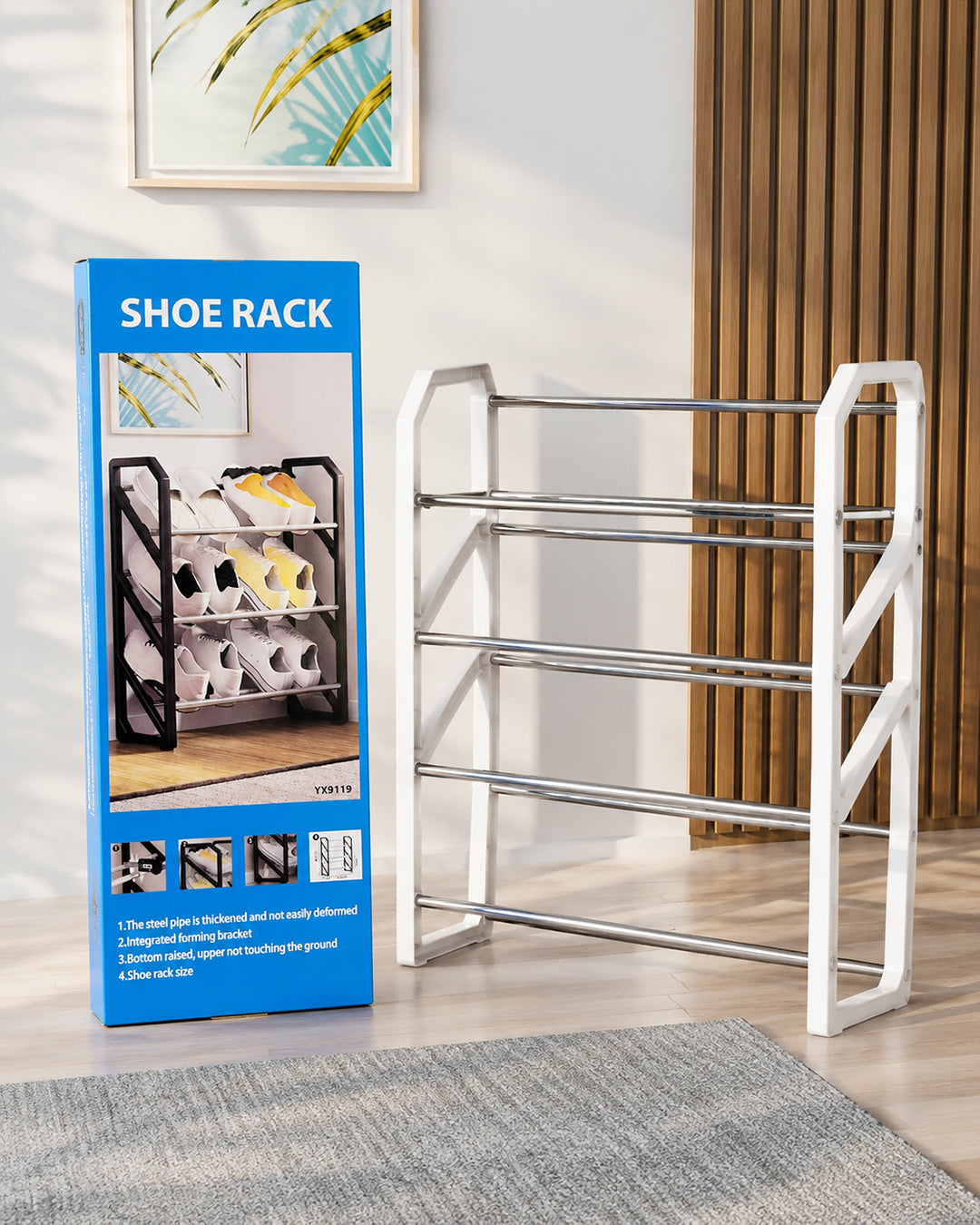 Multi-Layer Shoe Rack – Space-Saving Shoe Organizer for Home