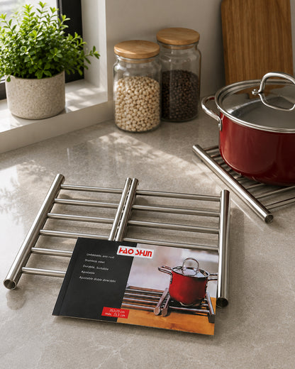 Adjustable Pot Stand Foldable Heat Resistant for Pots&Pans