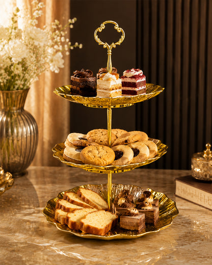 3-Tier Cupcake Display Stand – Elegant Dessert & Cake Serving Stand