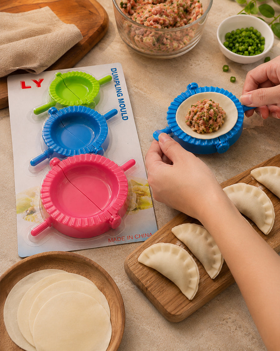 2-in-1 Dumpling Mould – Easy Dumpling Maker & Dough Press
