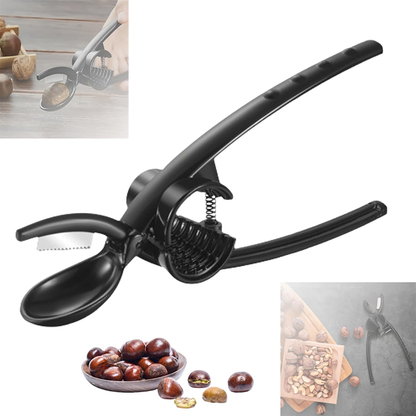 Heavy-Duty Nut Cracker – Stainless Steel Walnut & Nut Opener