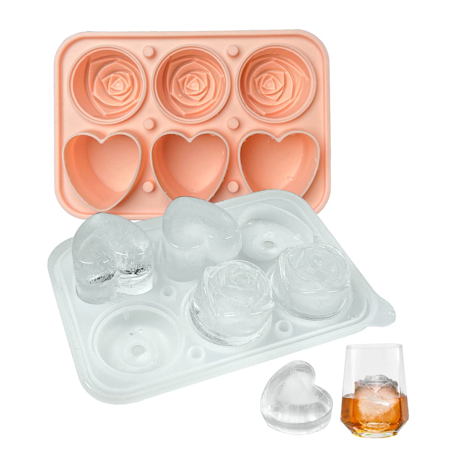 Silicone Ice Mould – Reusable Ice Cube Tray with Easy Release