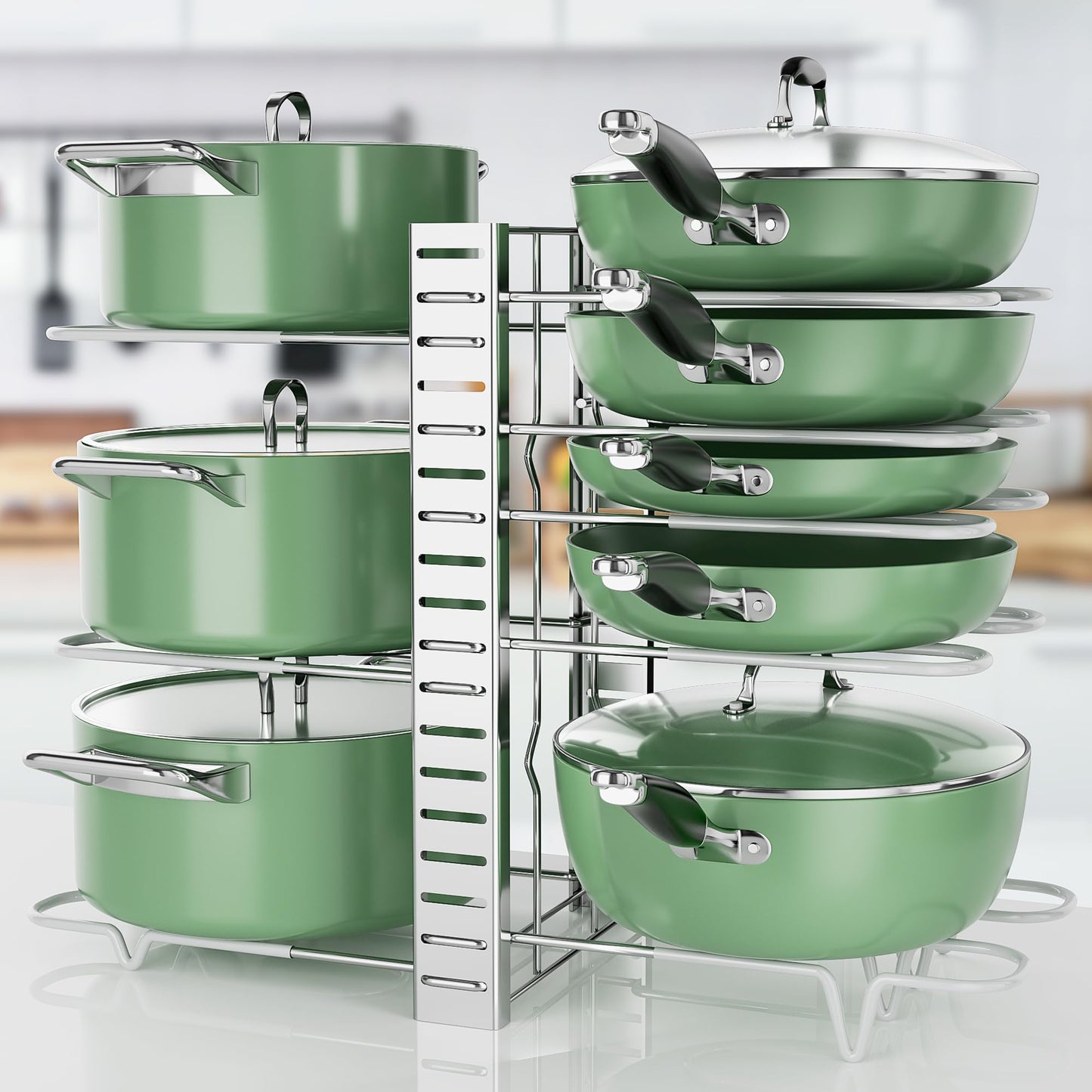 Adjustable Pot Stand – Foldable Heat-Resistant Trivet for Pots & Pans
