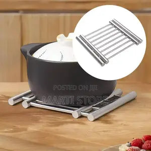 Adjustable Pot Stand – Foldable Heat-Resistant Trivet for Pots & Pans