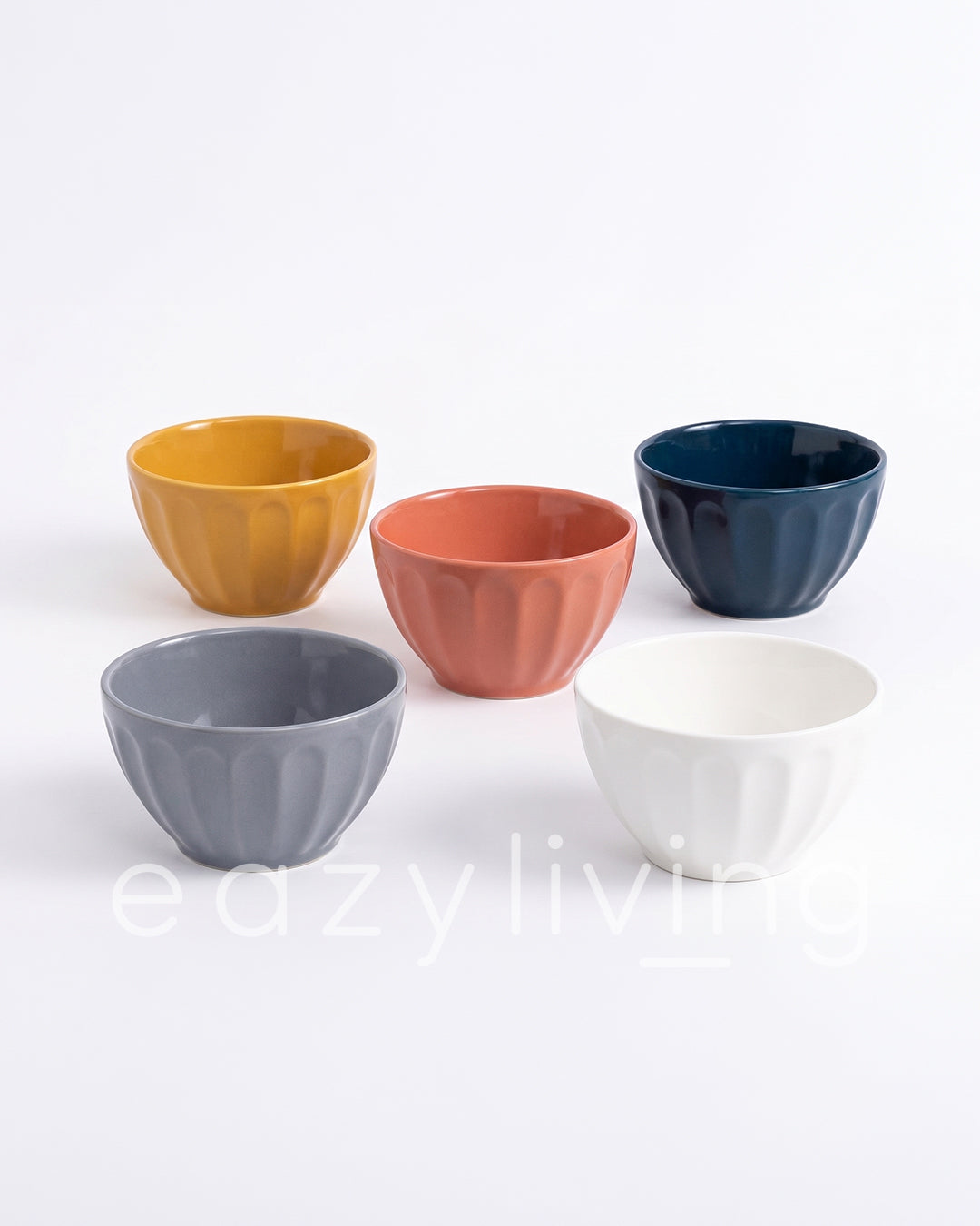Danny Home Solids Soup Bowl  5-piece soup bowl set