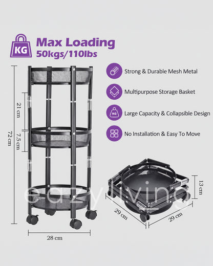 Foldable Storage Cart