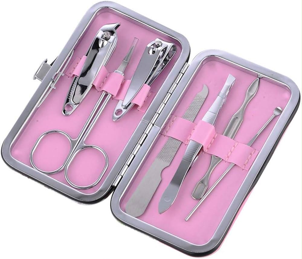 9-Piece Professional Manicure & Pedicure Nail Care Kit