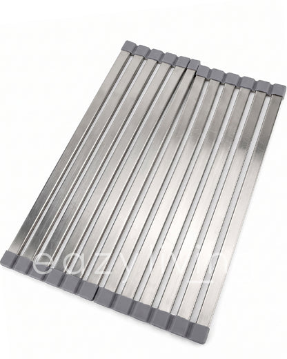 Multi-Functional Kitchen Sink Drain & Drying Roll-Up Rack