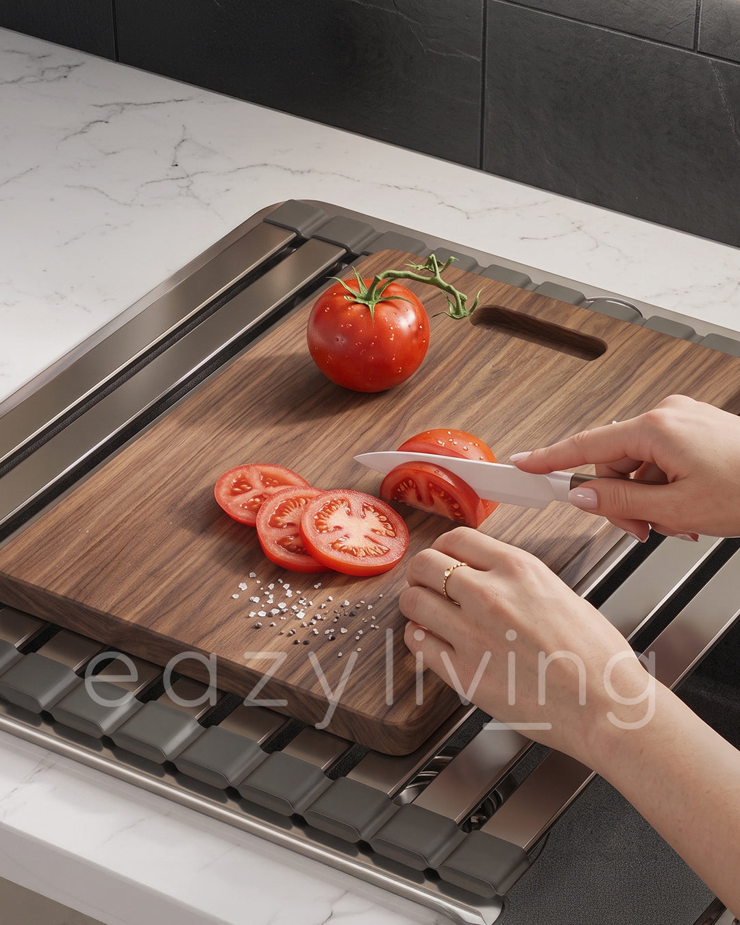 Multi-Functional Kitchen Sink Drain & Drying Roll-Up Rack